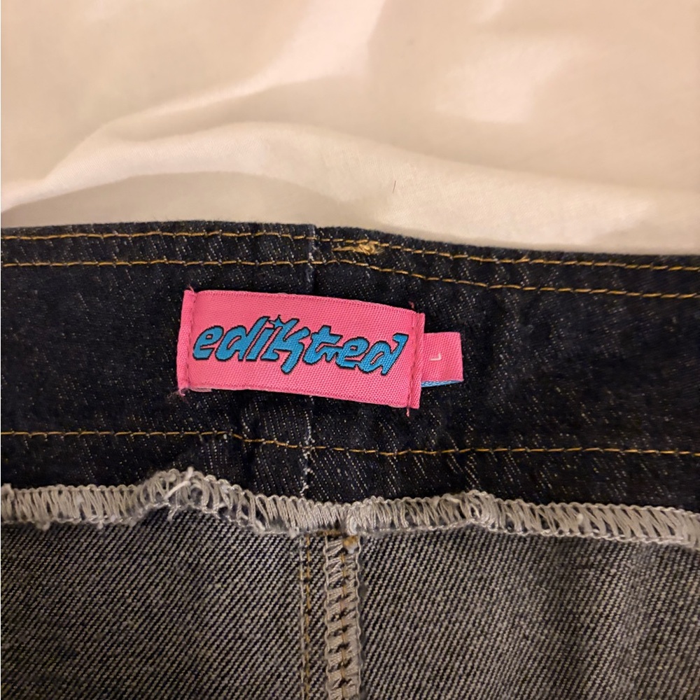 Edikted Western Low Rise Wide Leg Jeans - image 3